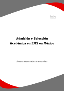 Admisión y Selección Académica en  EMS en México