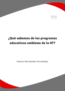 (2023) ¿Qué sabemos de los programas educativos emblema de la 4T?