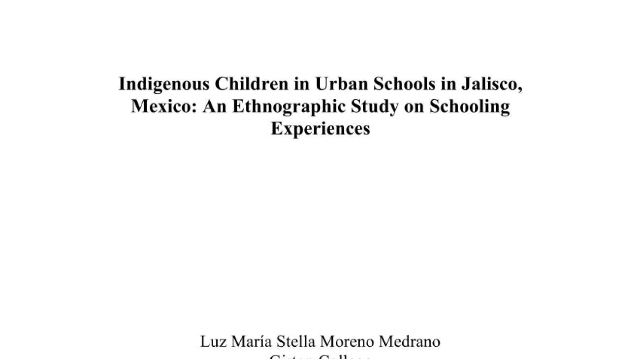 indigenous children in