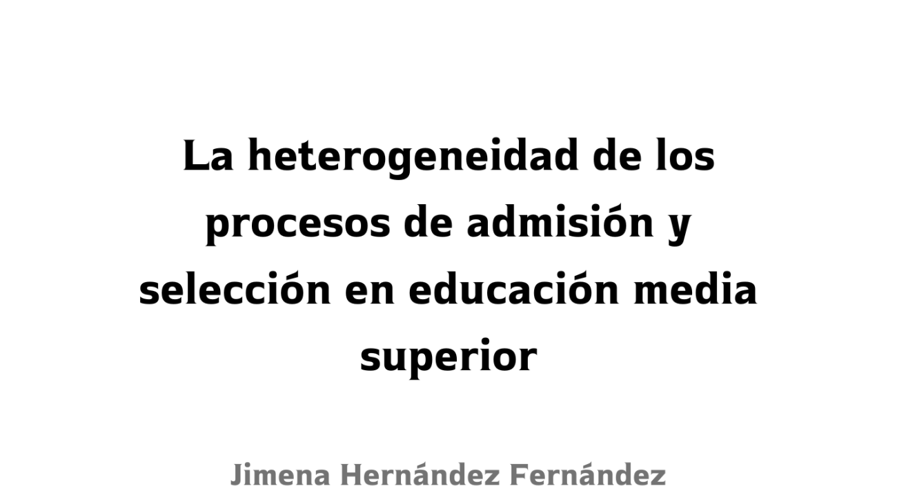 la heterogeneidad