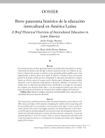 Breve panorama historico de la educacion intercultural en America Latina